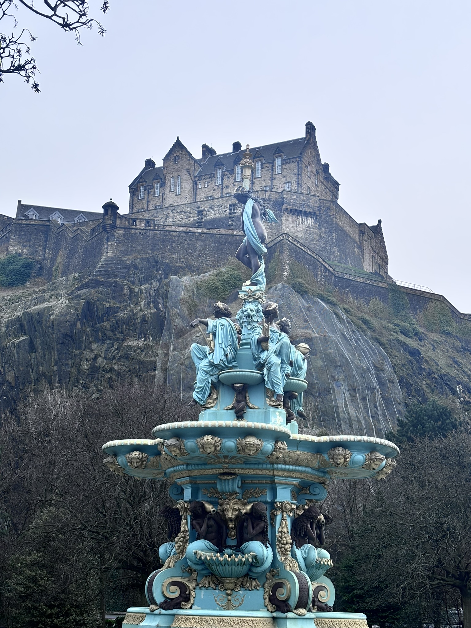 Ross Fountain, cœur d'Édimbourg